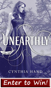 Giveaway: Unearthly by Cynthia Hand