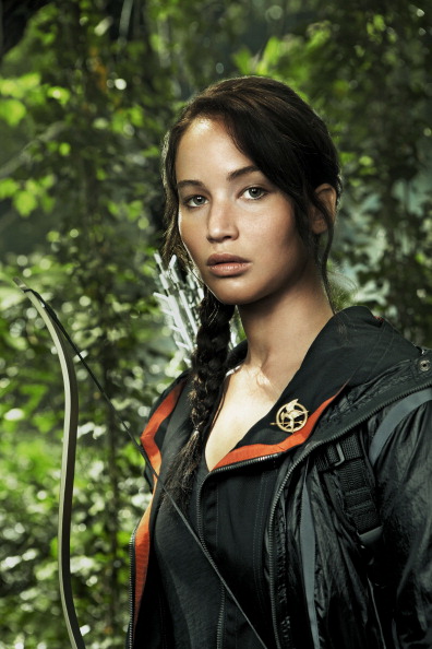 Jennifer Lawrence as Katniss Everdeen, The Hunger Games