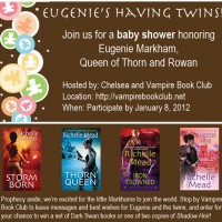 Baby Shower for Eugenie Markham (Richelle Mead’s Dark Swan series)